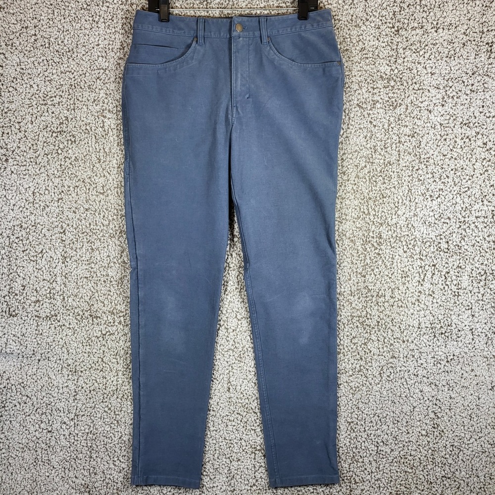 Lululemon ABC Utilitech Pants‎ Men's Size 32 Slim Slate Blue Casual Everyday